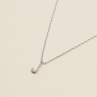 Letters Basic Gold Dipped Short Necklace