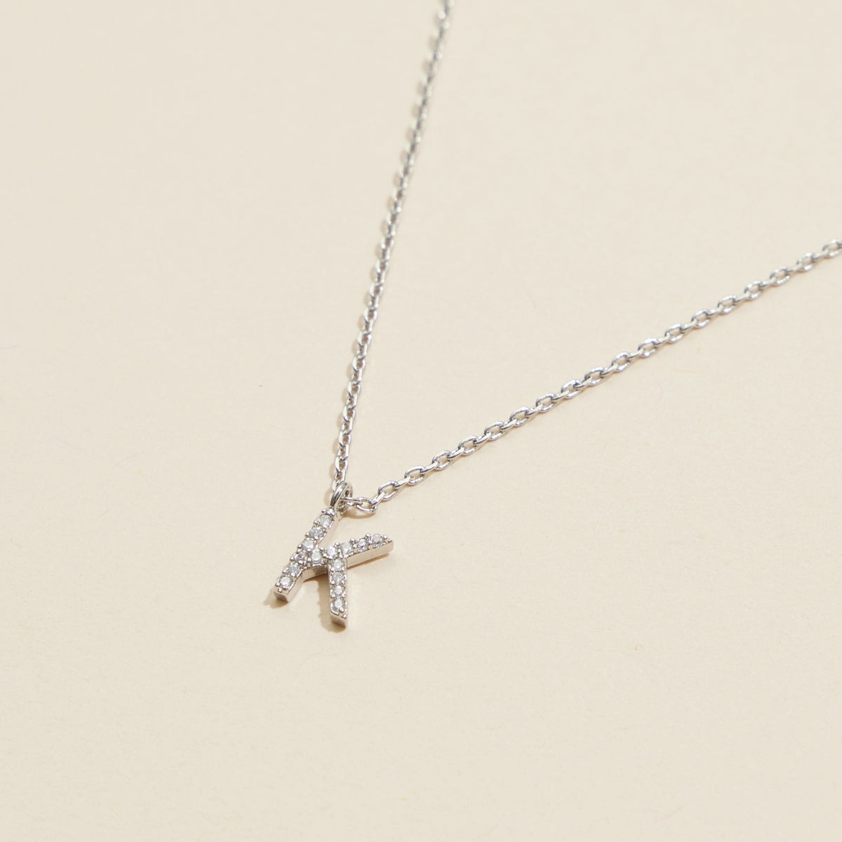 Letters Basic Gold Dipped Short Necklace