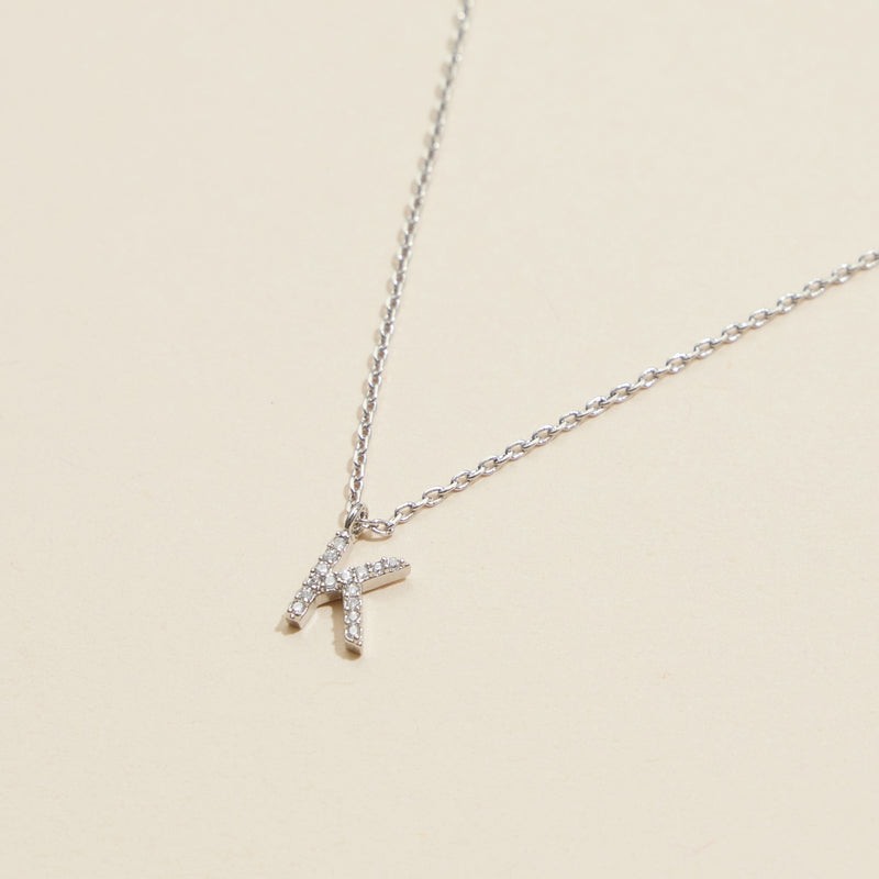 Letters Basic Gold Dipped Short Necklace
