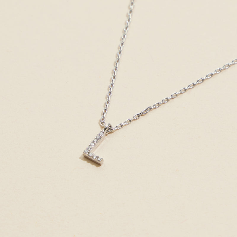 Letters Basic Gold Dipped Short Necklace
