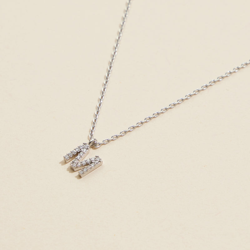 Letters Basic Gold Dipped Short Necklace