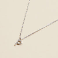 Letters Basic Gold Dipped Short Necklace