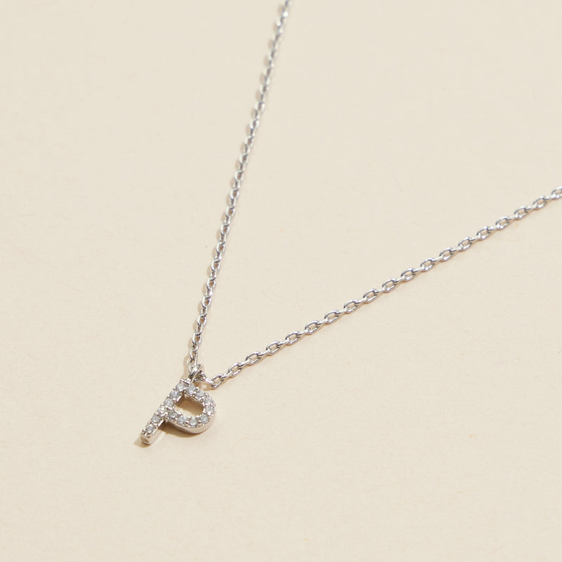 Letters Basic Gold Dipped Short Necklace