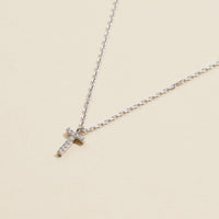 Letters Basic Gold Dipped Short Necklace