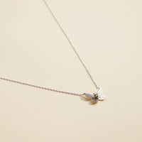 Butterfly Charm Gold Dip Basic Short Necklace