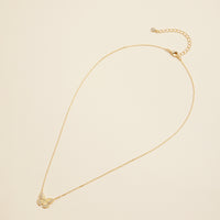 Butterfly Charm Gold Dip Short Necklace