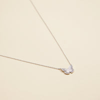 Butterfly Charm Gold Dip Short Necklace