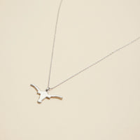 Longhorn Charm Gold Dip Short Necklace