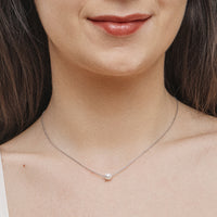 Timeless 18K Small Pearl Pendant Necklace