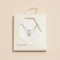 18K Double Pearl Layered Necklace