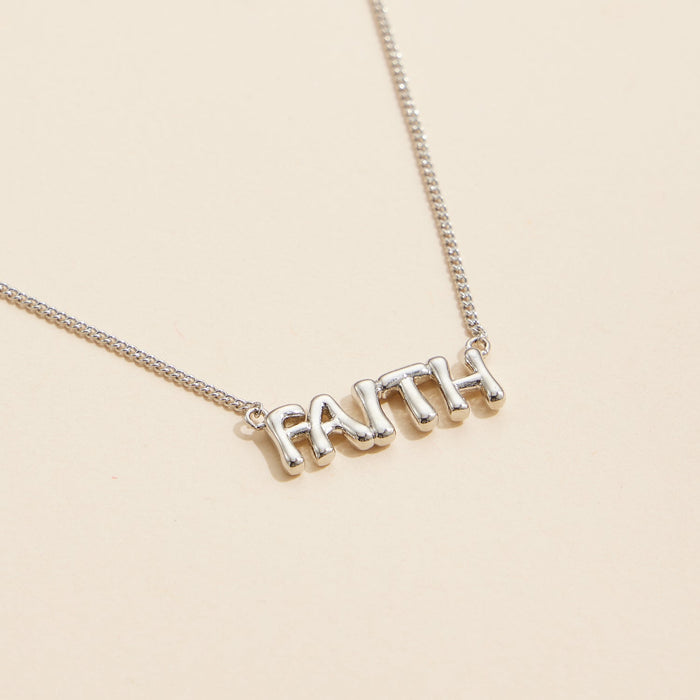 FAITH 18K Gold Dipped Necklace