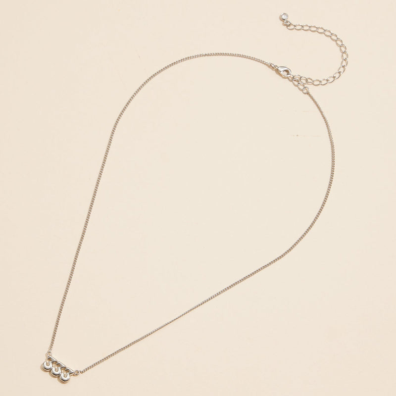 Angel Number "333" 18K Gold Dipped Necklace