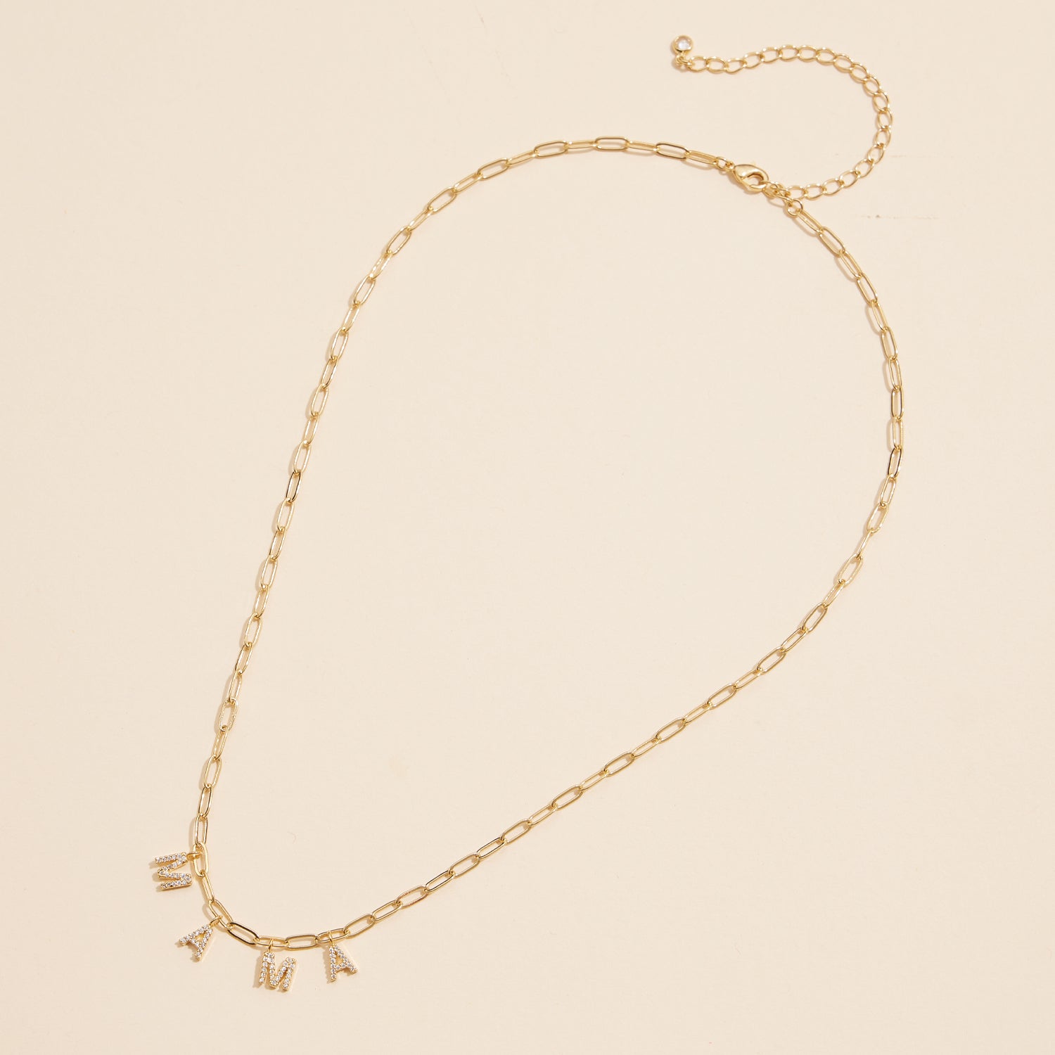 hn♡mama Forever Facets Mom Heart Cubic Zirconia 18