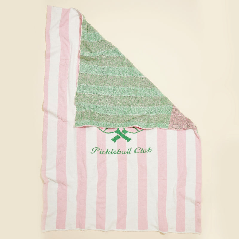 Pickleball Club Terry Cloth Blanket