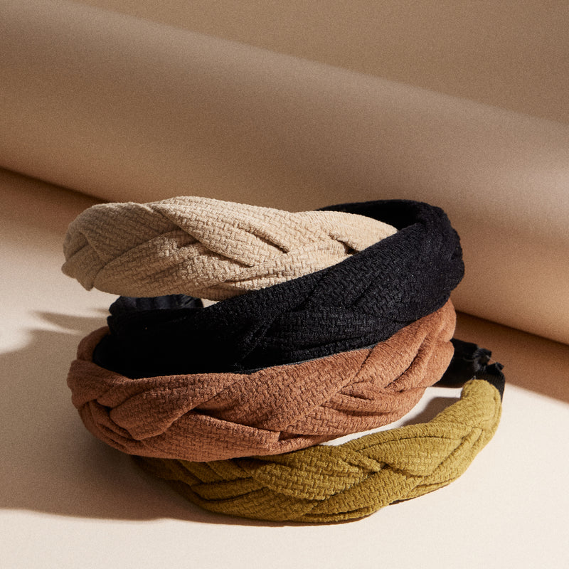 Elegant Braided Textured Headband