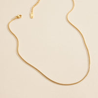18K Gold Dip Stainless Steel Basic Necklace