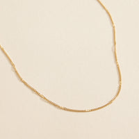 Chain Gold Dip Stainless Steel Basic Short Necklace