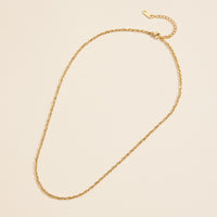 Chain Gold Dip Stainless Steel Short Necklace