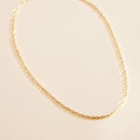 Chain Gold Dip Stainless Steel Short Necklace