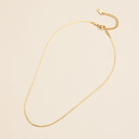 Snake Chain Gold Dip Stainless Steel Necklace