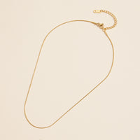 Snake Chain Gold Dip Stainless Steel Short Necklace
