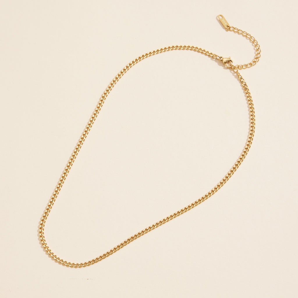 Chain Gold Dip Stainless Steel Necklace