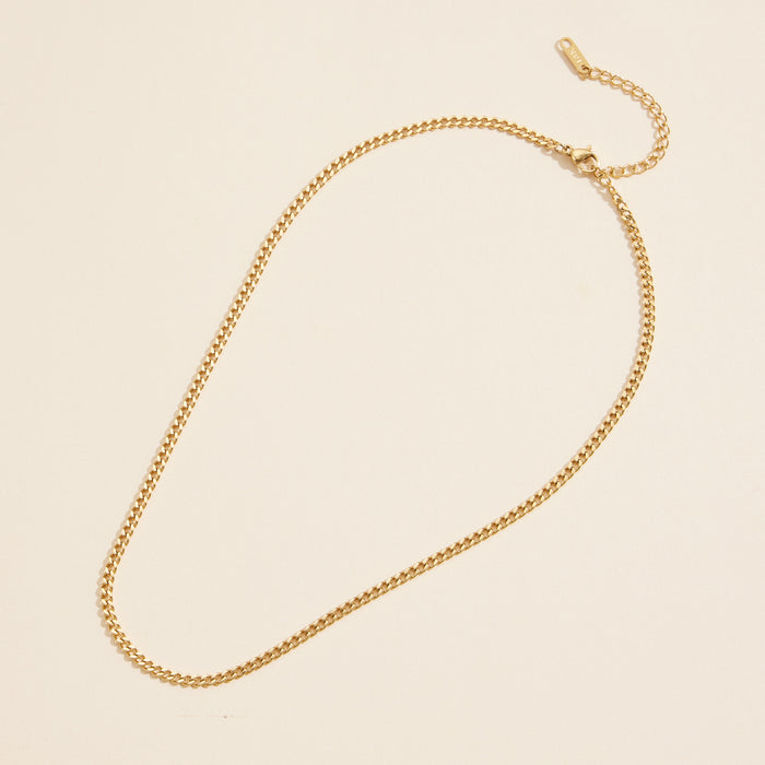 Chain Gold Dip Stainless Steel Necklace