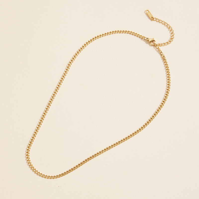 Chain Gold Dip Stainless Steel Necklace