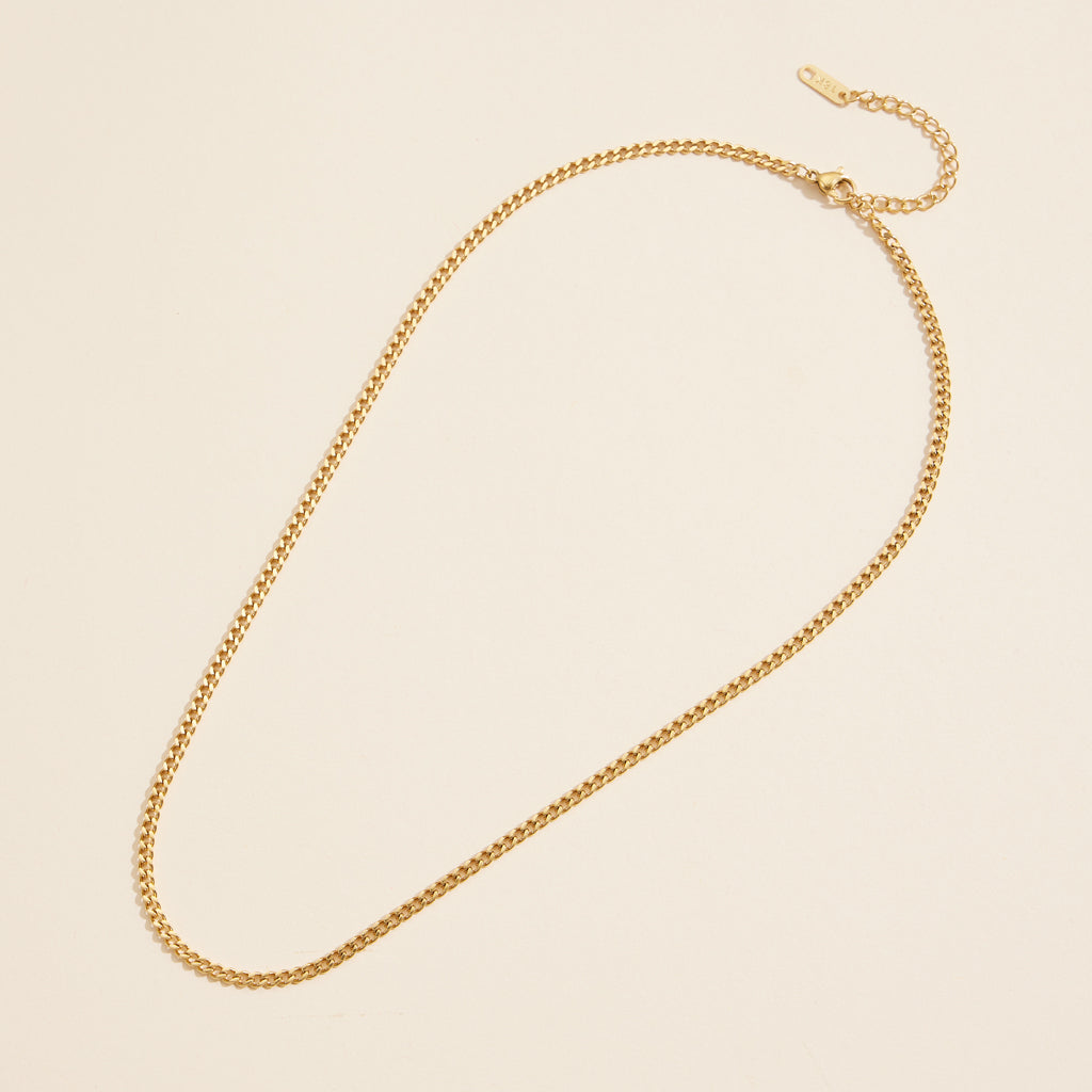 Chain Gold Dip Stainless Steel Necklace
