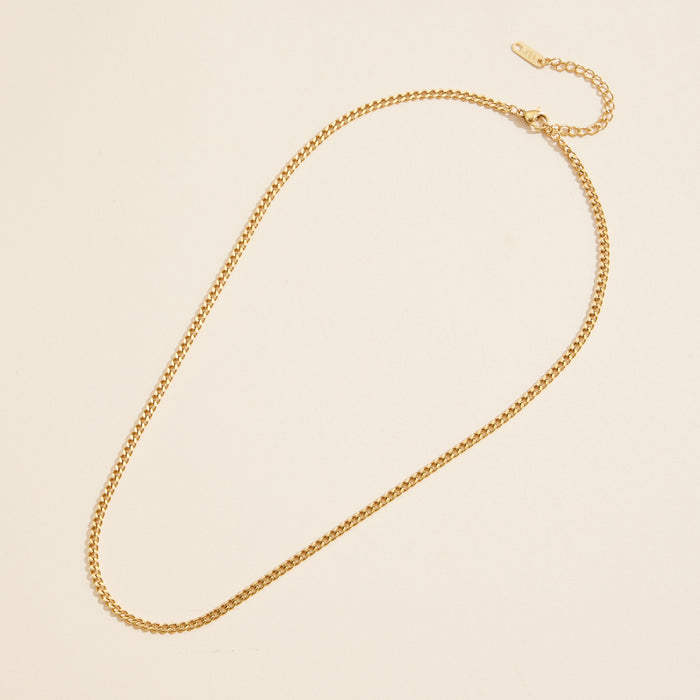 Chain Gold Dip Stainless Steel Necklace