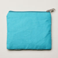 Beaded Sequin Cocktail Coin Pouch — Turquoise