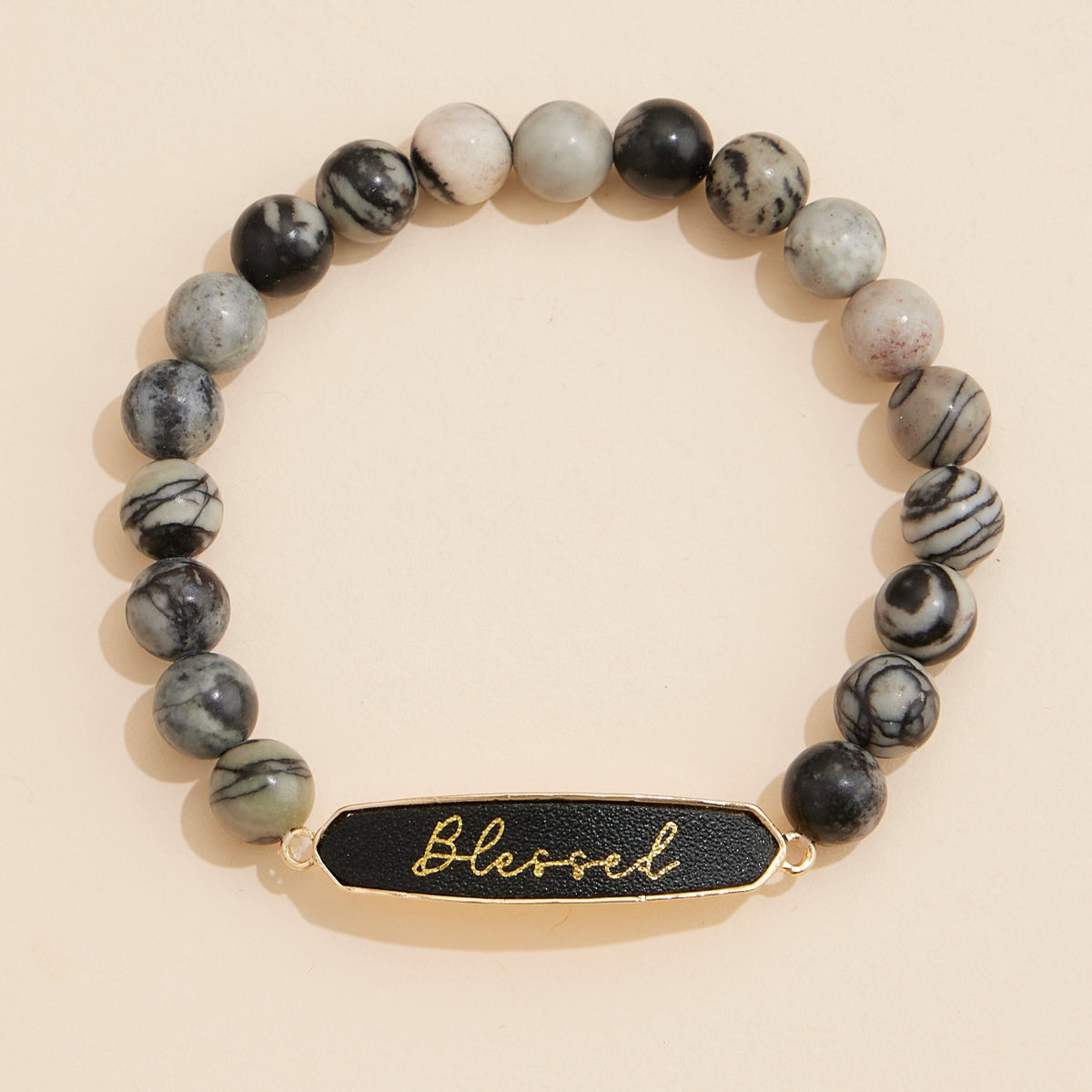 Blessed Natural Stones Beaded Bracelet