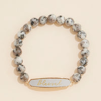 Blessed Natural Stones Beaded Bracelet