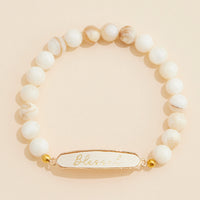Blessed Natural Stones Beaded Bracelet