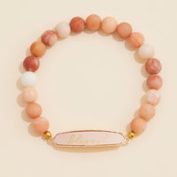 Blessed Natural Stones Beaded Bracelet