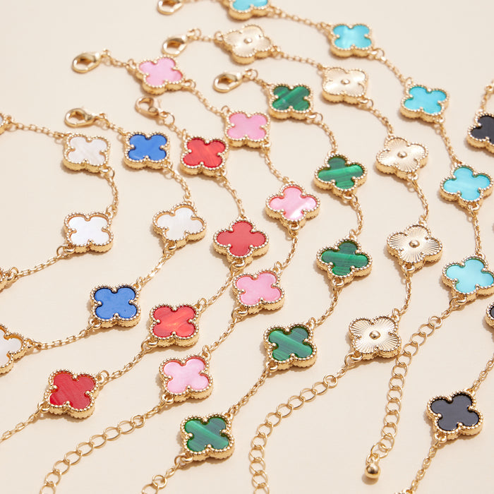 Clover Charms Basic Bracelet