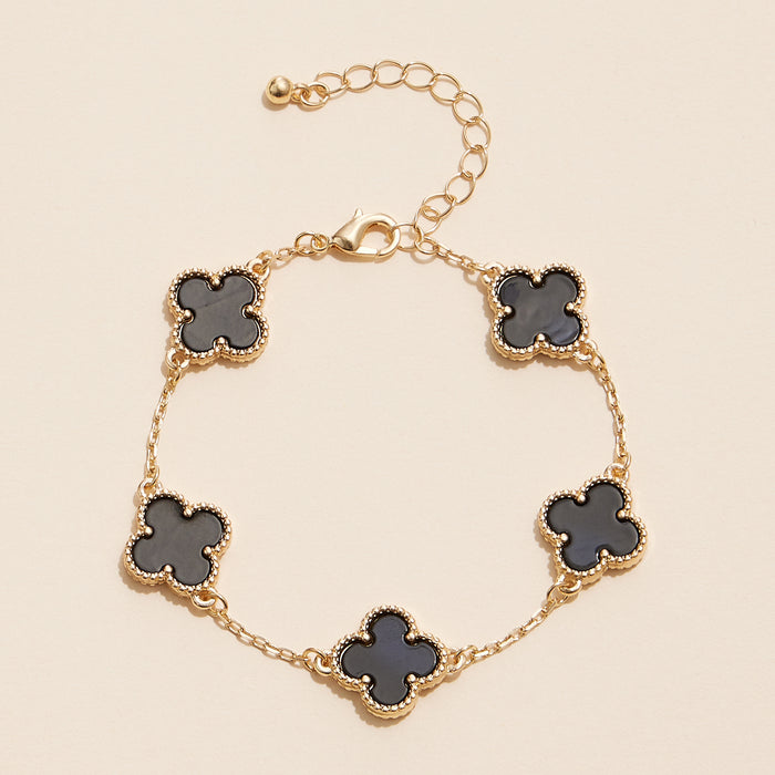Clover Charms Basic Bracelet