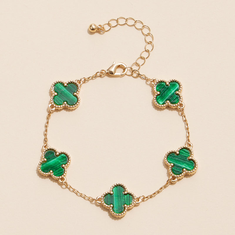 Clover Charms Basic Bracelet