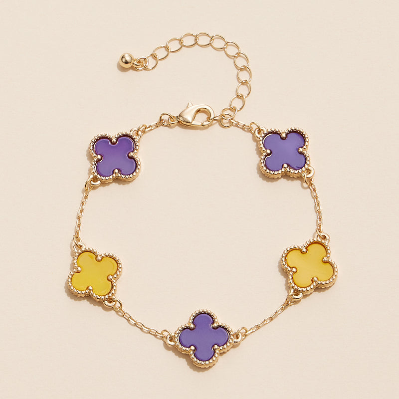 Clover Charms Basic Bracelet