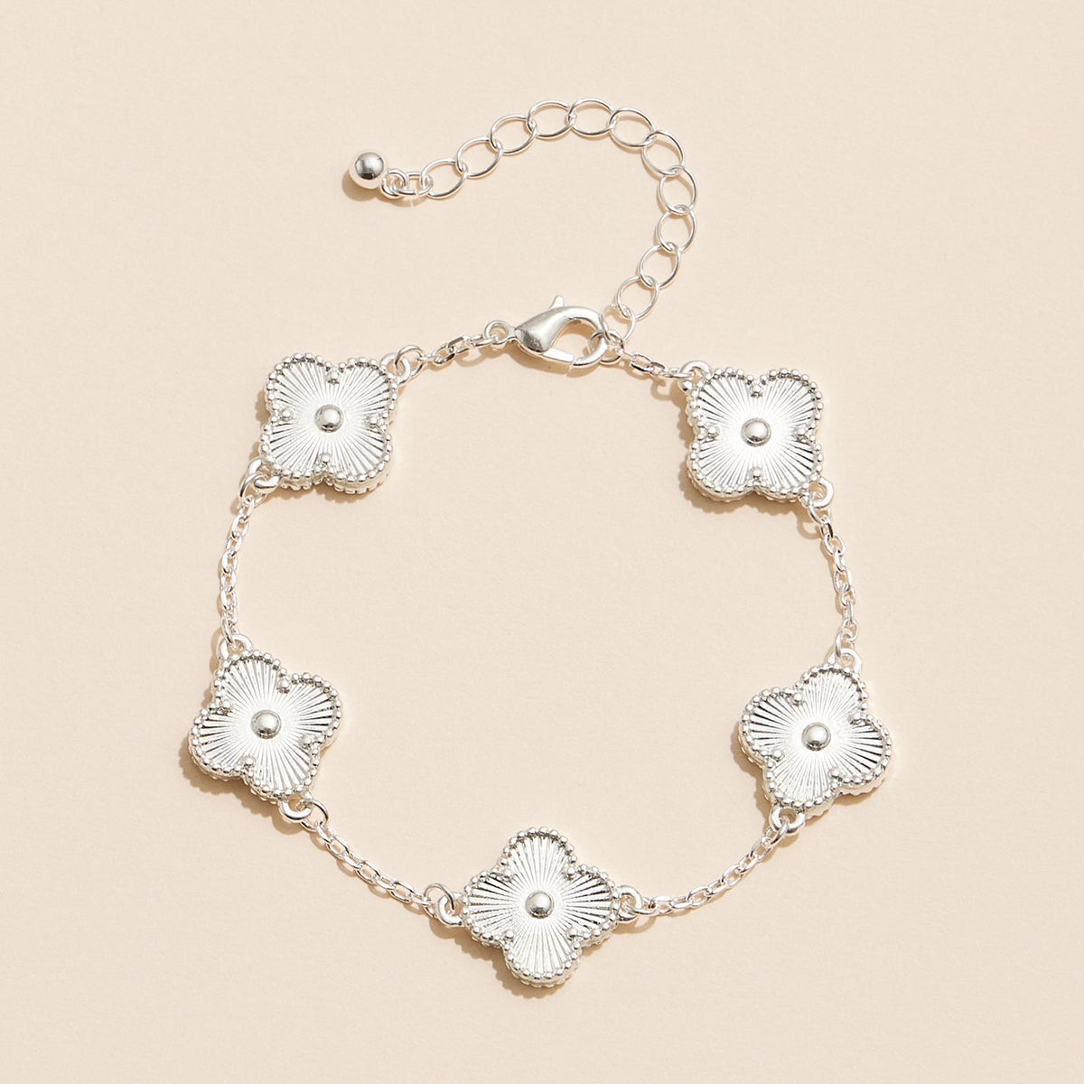 Colorful Shell Charm Bracelet with Gold Detailing