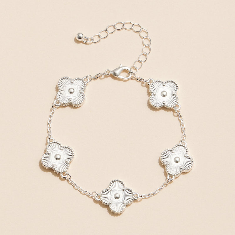 Colorful Shell Charm Bracelet with Gold Detailing