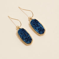 Druzy Stone Dangling Earrings