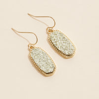 Druzy Stone Dangling Earrings