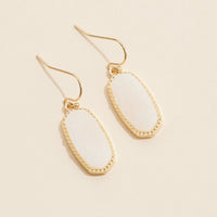 Druzy Stone Dangling Earrings