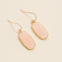 Druzy Stone Dangling Earrings