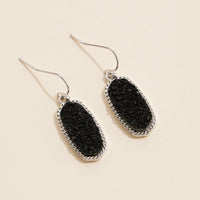 Druzy Stone Dangling Earrings