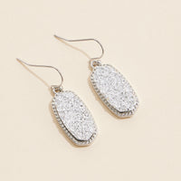 Druzy Stone Dangling Earrings