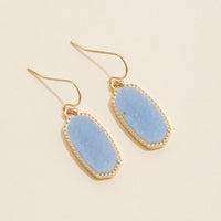Druzy Stone Dangling Earrings