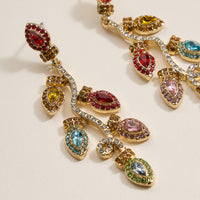 Christmas Christmas Lights Dangling Earrings