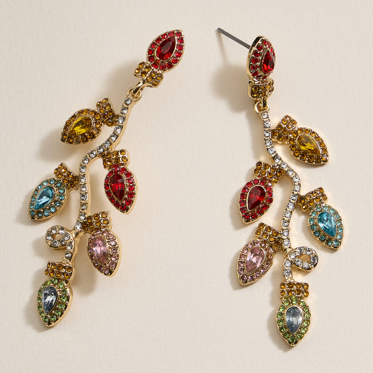 Christmas Christmas Lights Dangling Earrings